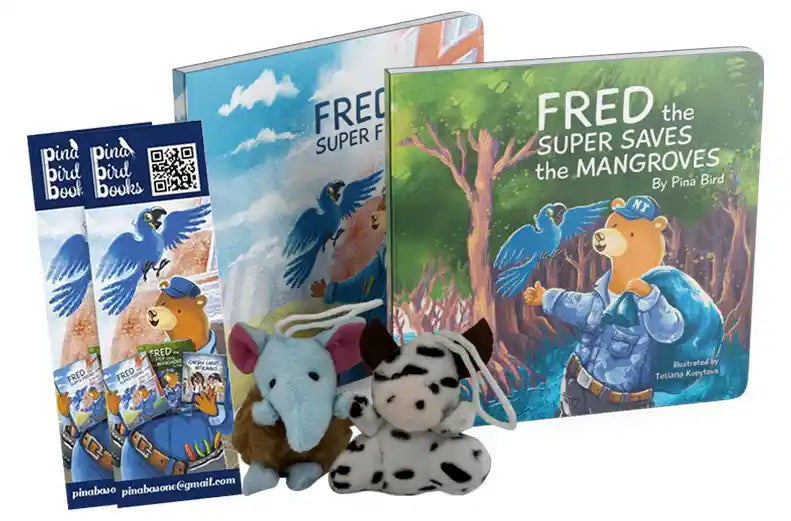Fred the Super saves Childrenβs Book Series by Pina Bird