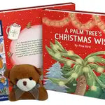 Children’s Christmas book bundle with palm tree story and ornament