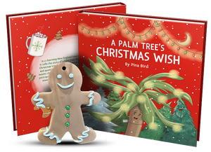 Bundle: A Palm Tree's Christmas Wish + Gingerbread Man Ornament