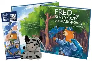 Fred the Super Saves the Mangroves children’s book by Pina Bird
